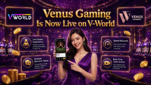 Venus Gaming Is Now Live on V-World: Explore a New Live Casino Experience